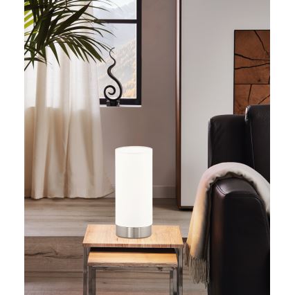 Eglo - Candeeiro de mesa com regulação PASTERI 1xE27/40W/230V