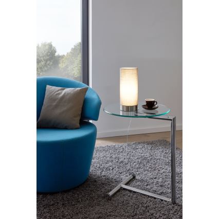 Eglo - Luz de mesa com regulação 1xE27/60W/230V