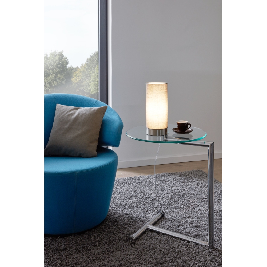 Eglo - Luz de mesa com regulação 1xE27/60W/230V