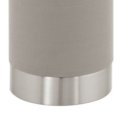 Eglo - Candeeiro de mesa com regulação 1xE27/40W/230V taupe