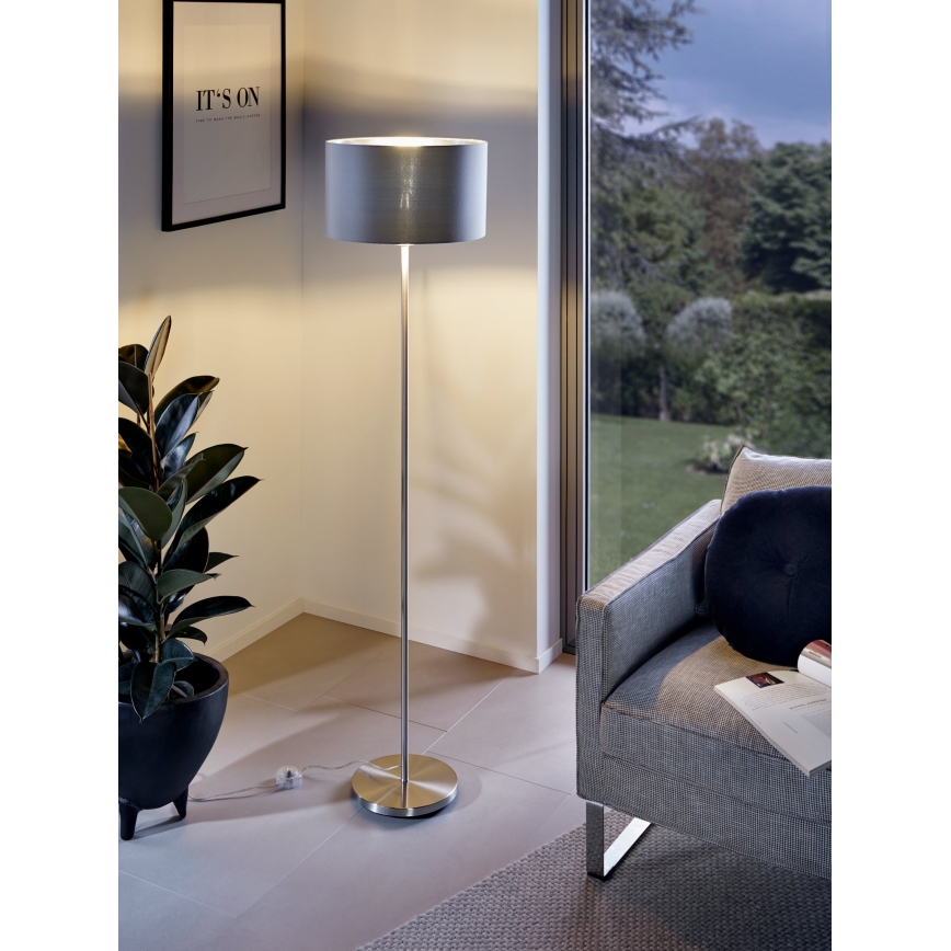 Eglo - Candeeiro de chão MASERLO 1xE27/60W/230V