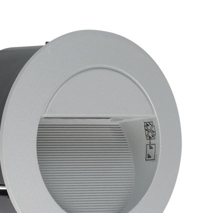 Eglo - Luz LED para exterior ZIMBA 1xLED/2,5W/230V IP65