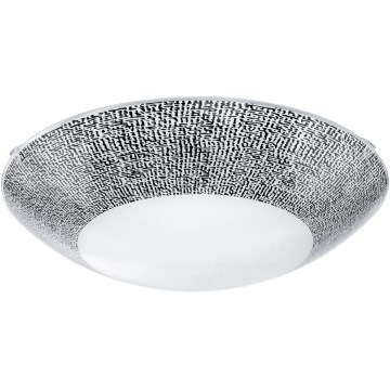 Eglo 95289 - Plafon LED MAGITTA LED/16W/230V Ø 31,5 cm preto/branco