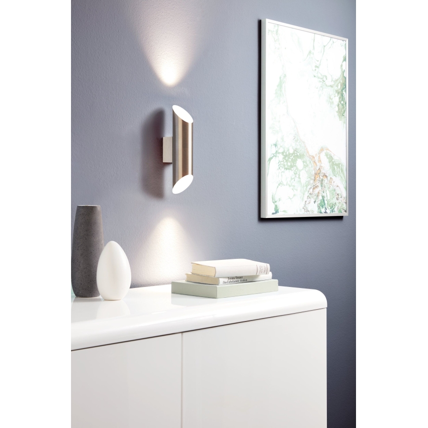 Eglo - Luz de parede LED 2xGU10-LED/4W/230V