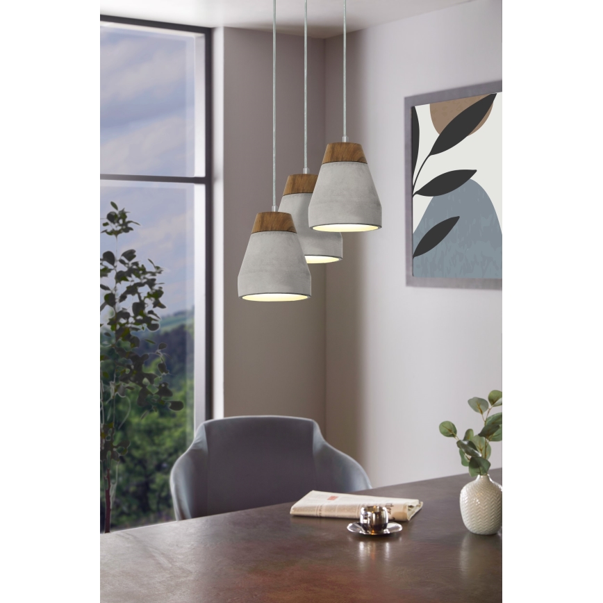 Eglo - Candelabro 3xE27/60W/230V