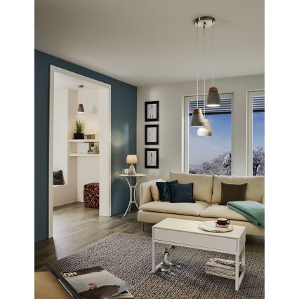 Eglo - Candelabro 3xE27/60W/230V