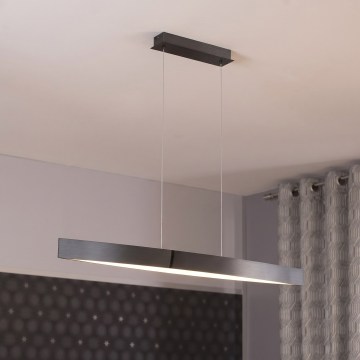 Eglo 95549 - Lustre LED dimmerizável suspenso em cabo FORNES-S LED/24W/230V 2700-6500K preto cromado