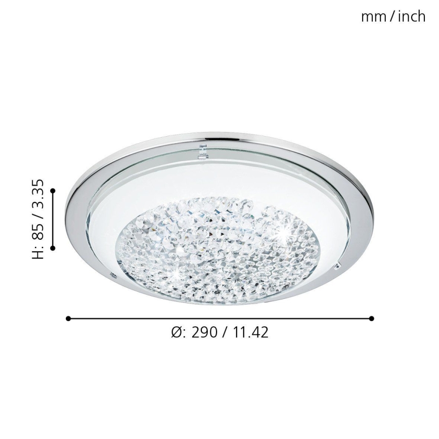 Eglo 95639 - Luminária LED de teto embutida ACOLLA 3xLED/3,6W/230V