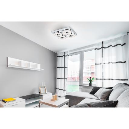 Eglo - Plafon LED 4xLED/4W/230V