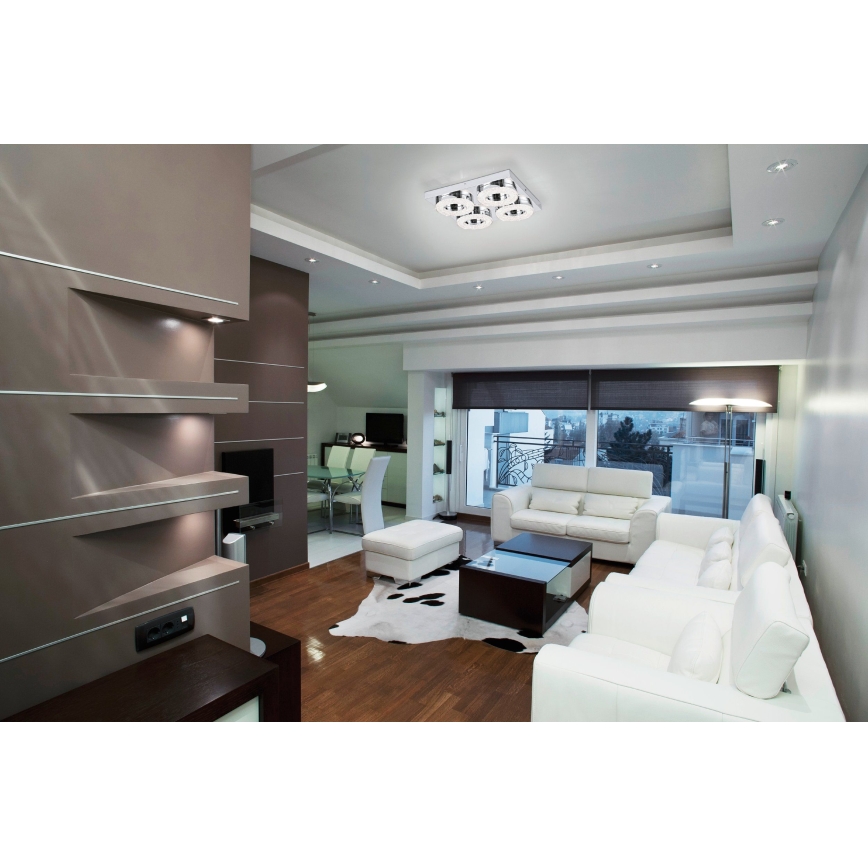 Eglo - Plafon LED 4xLED/4W/230V