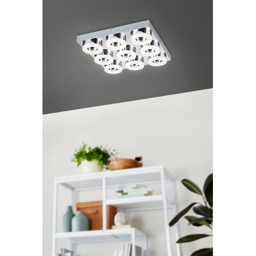 Eglo 95665 - Plafon LED FRADELO 9xLED/4W/230V