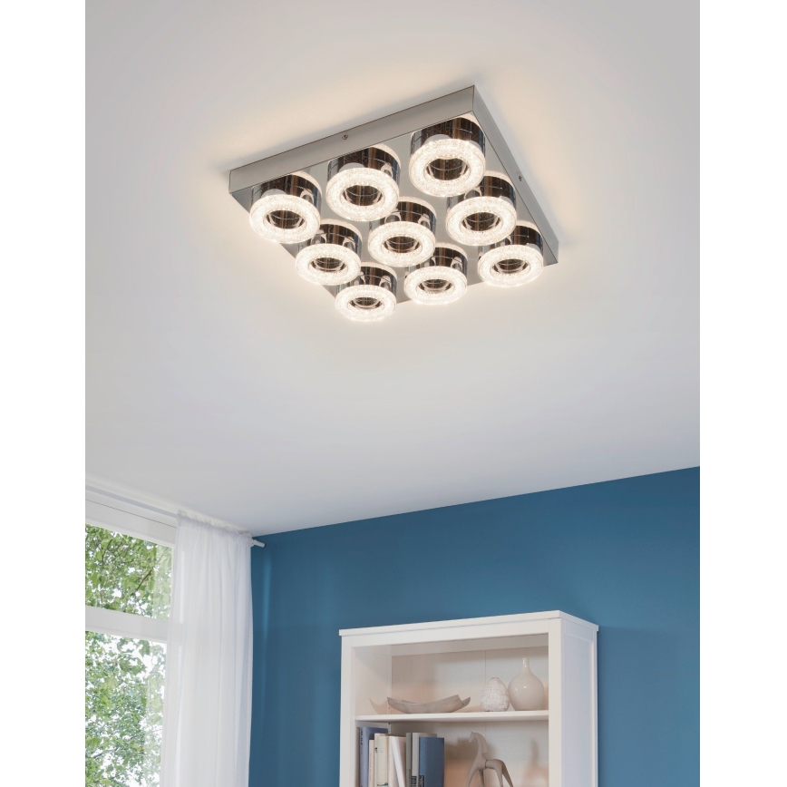 Eglo 95665 - Plafon LED FRADELO 9xLED/4W/230V