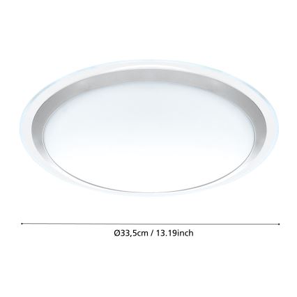 Eglo - Luz de teto LED 1 LED/22W/230V