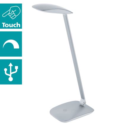Eglo - Candeeiro de mesa LED regulável LED/4,5W/USB