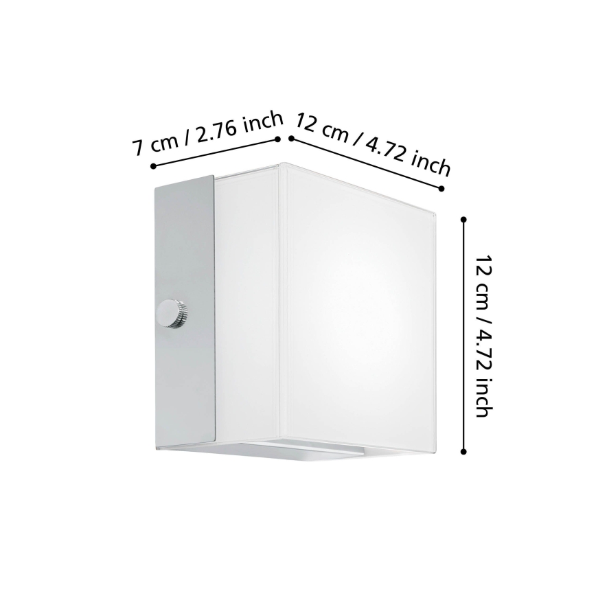Eglo 95747 - Aplique de parede ALEA 2 LED/3,7W/230V