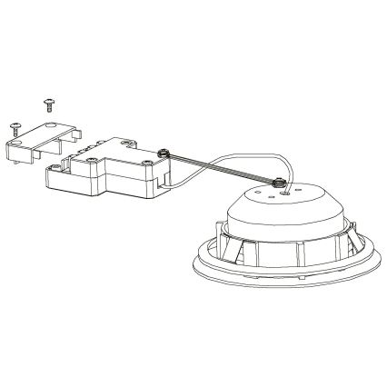 Eglo - Luminária de embutir LED/4,9W/230V