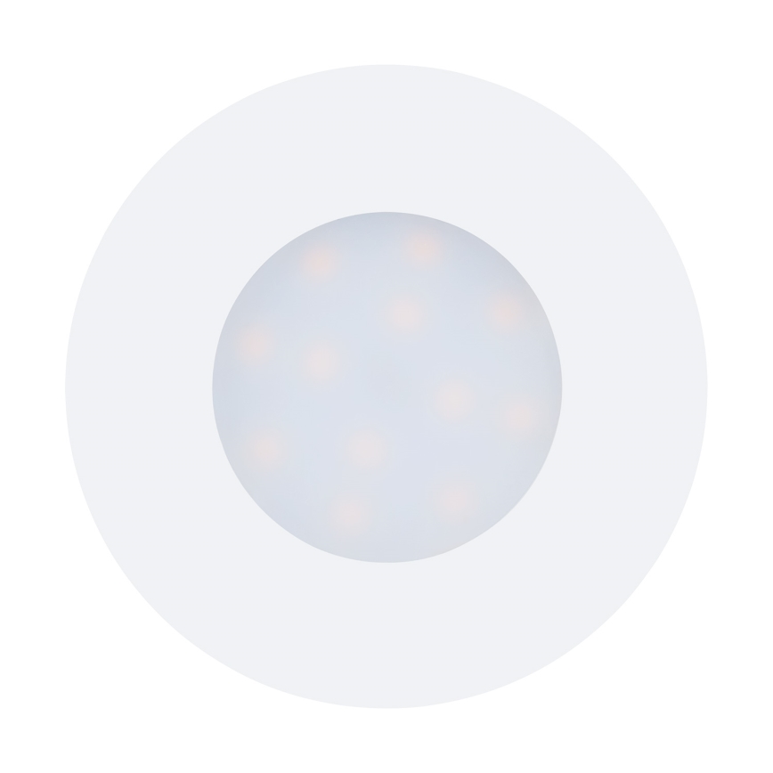 Eglo - Conjunto de 3 luminárias LED encastradas para casa de banho PINEDA LED/4,9W/230V IP44
