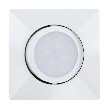 Eglo - Conjunto com 3 luminárias de embutir para teto PINEDA LED/4,9W/230V