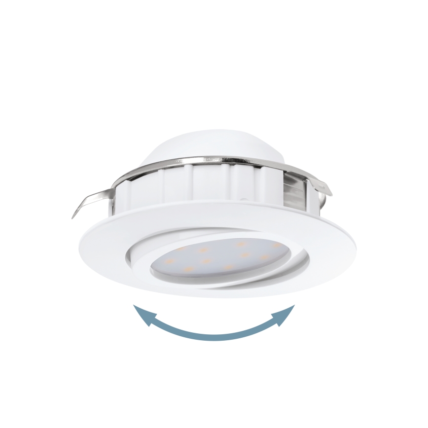 Eglo - CONJUNTO 3x luminárias de embutir LED PINEDA LED/4,9W/230V