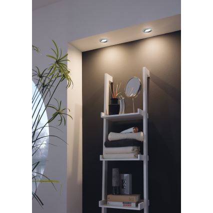 Eglo - Conjunto de 3 luminárias encastráveis para tecto PINEDA LED/4,9W/230V