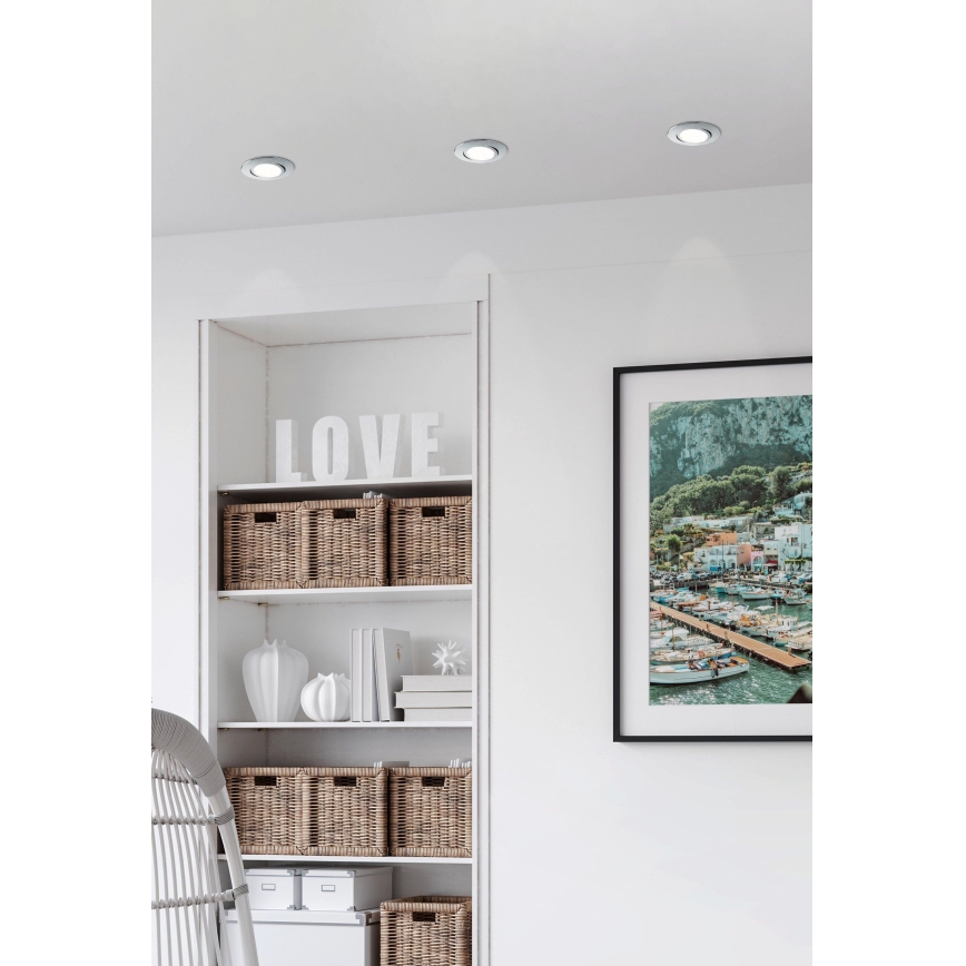 Eglo 95855- Foco de encastrar LED PINEDA 1xLED/5,5W/230V