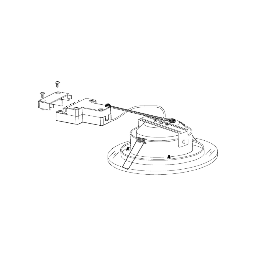 Eglo - Foco de encastrar LED 1 LED/11W/230V