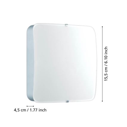 Eglo 95968 - Candeeiro de teto LED CUPELLA LED/11W/230V cromado brilhante