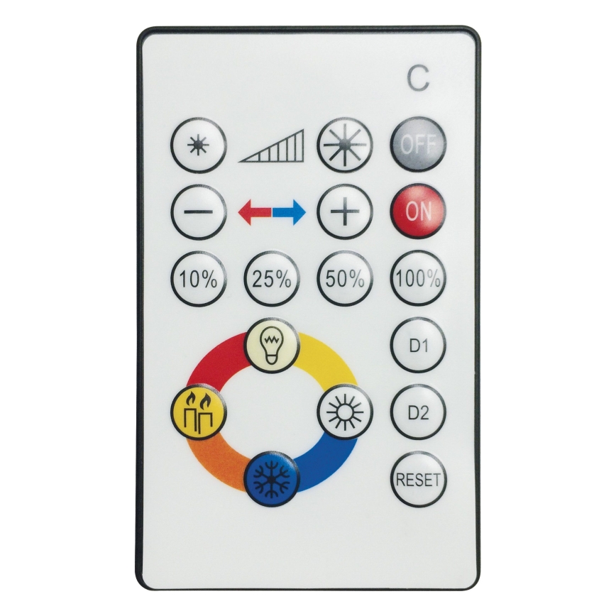 Eglo 95972 - Candeeiro de teto LED dimerizável VOLTAGO 2 LED/20W/230V + controlo remoto