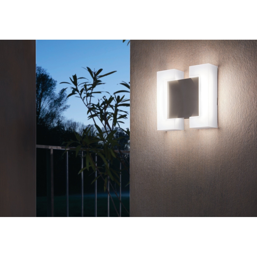 Eglo 95987 - Aplique de parede LED para exterior SITIA 2xLED/4,8W IP44