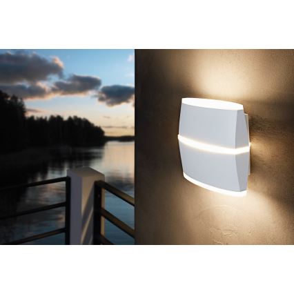 Eglo - Luz de parede LED de exterior 2xLED/6W IP44