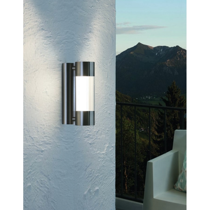 Eglo - Luz de parede LED de exterior 2xLED/3,7W IP44