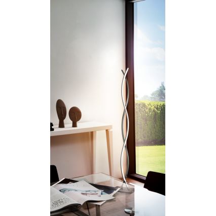 Eglo - Candeeiro de pé LED/36W/230V cromado brilhante