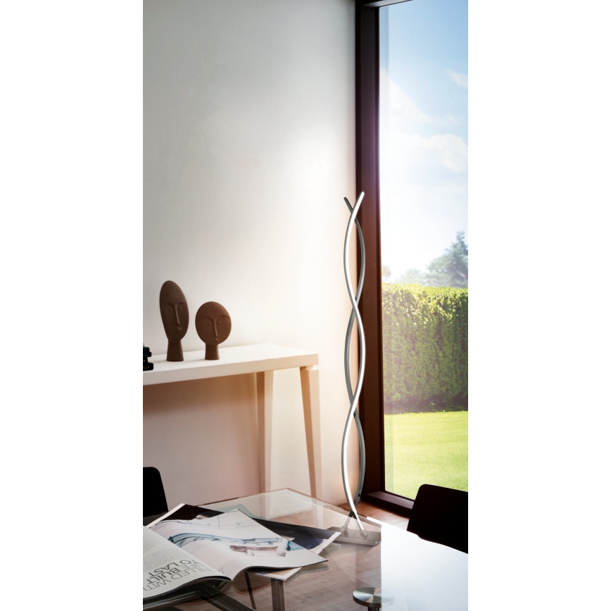 Eglo - Candeeiro de pé LED/36W/230V cromado brilhante