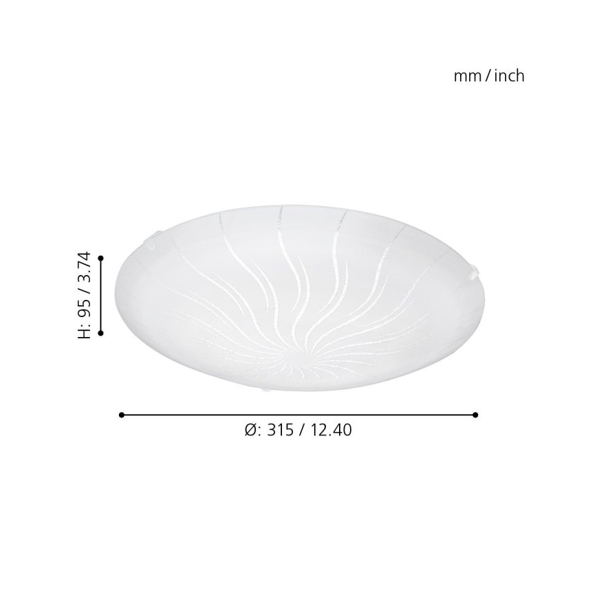 Eglo - Luz de teto LED 1 LED/11W/230V