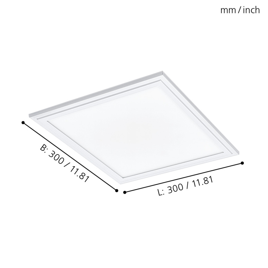 Eglo - Painel de teto LED LED/16W/230V