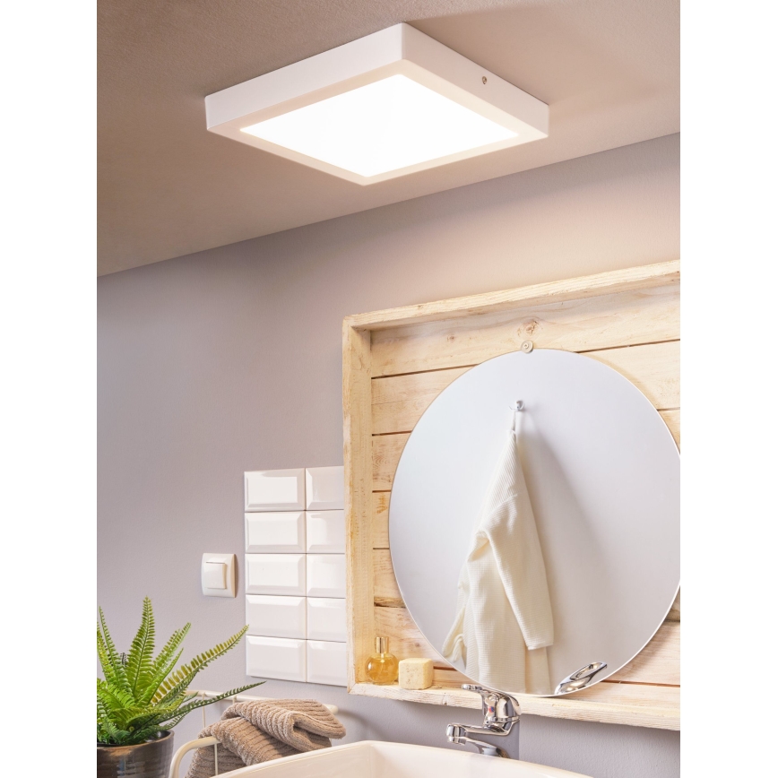 Eglo 96169 - Plafon LED de tecto para casa de banho FUEVA 1 LED/22W/230V IP44 30x30 cm