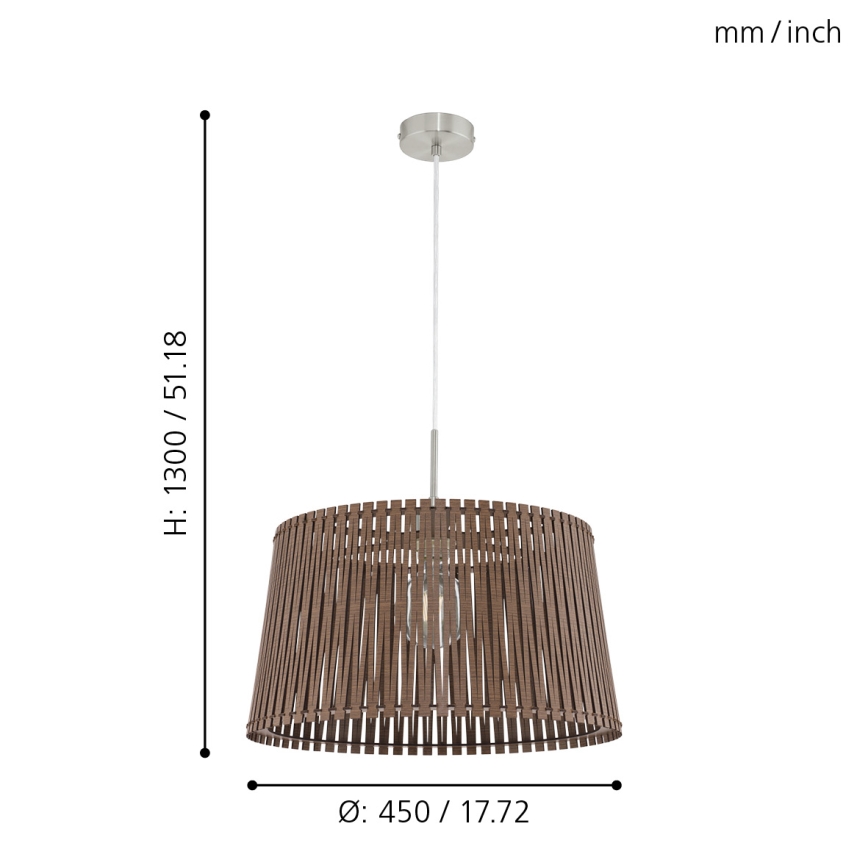 Eglo - Candelabro 1xE27/60W/230V