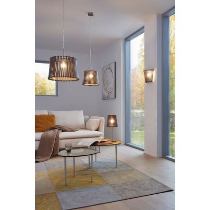 Eglo 96203 - Lâmpada de mesa SENDERO 1xE27/60W/230V