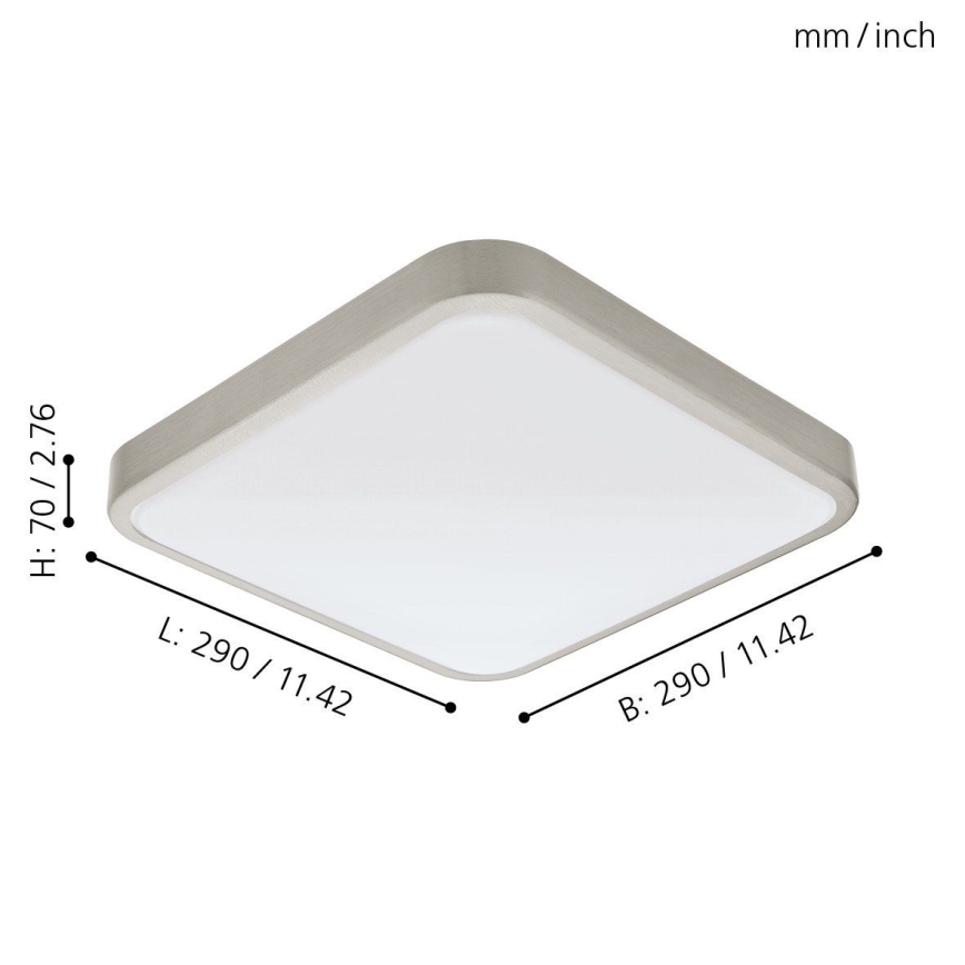 Eglo 96231 - Plafon LED para casa de banho MANILVA LED/16W/230V IP44