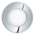 Eglo 96242 - Luminária de embutir para casa de banho LED FUEVA 1 LED/2,7W/230V IP44, diâmetro 8,5 cm