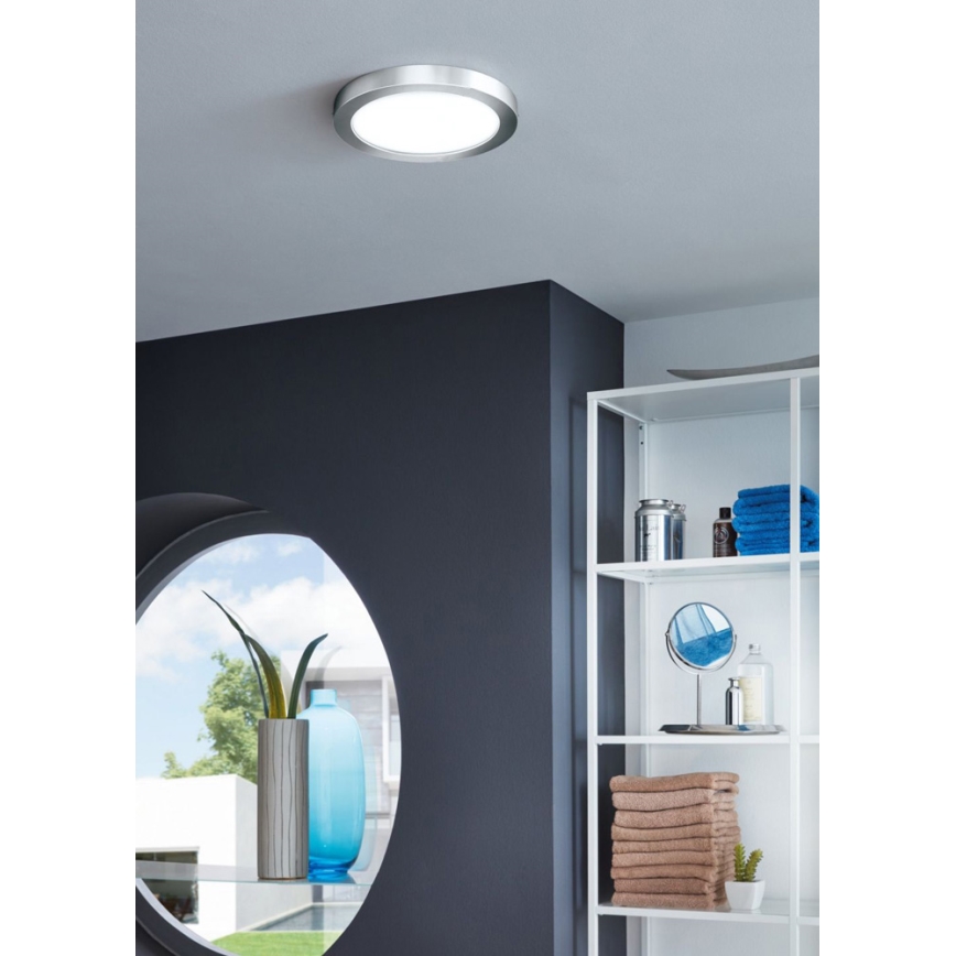 Eglo 96246 - Candeeiro de casa de banho LED FUEVA 1 LED/22W/230V IP44 Ø 30 cm