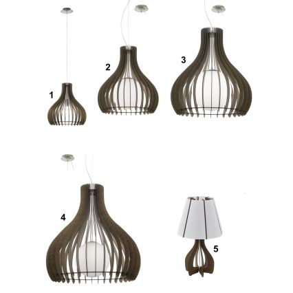 Eglo - Candelabro 1xE27/60W/230V