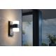 Eglo - Luz de parede com sensor LED de exterior 2xLED/6W IP44