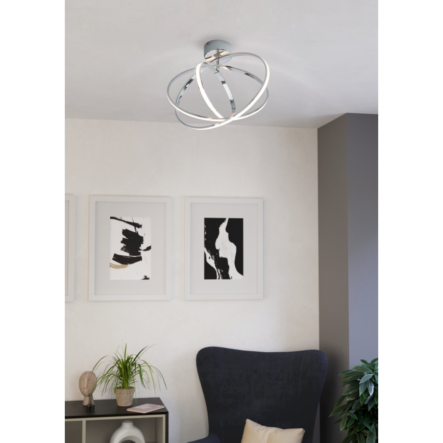 Eglo - Luz de teto LED 3xLED/12W+14W+9W/230V