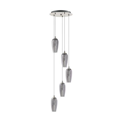 Eglo 96345 - Lustre LED suspenso por cabo FARSALA 5xG9/2,5W/230V