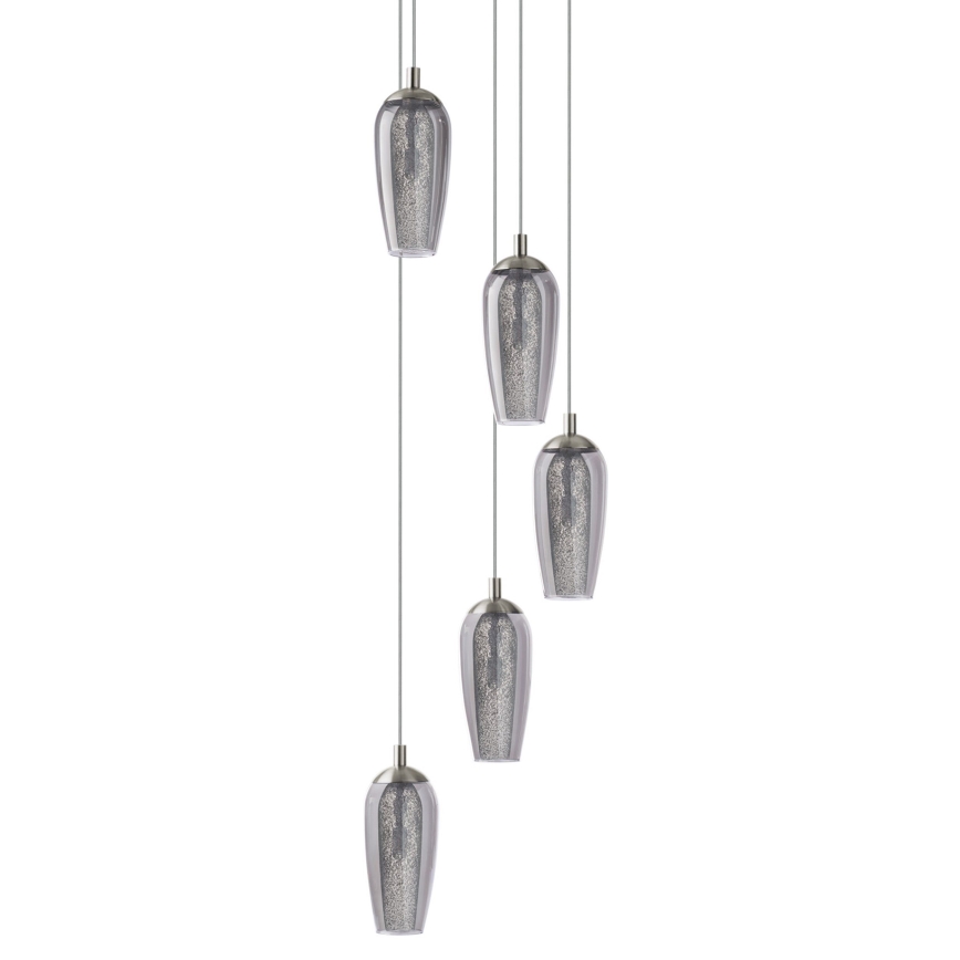 Eglo 96345 - Lustre LED suspenso por cabo FARSALA 5xG9/2,5W/230V