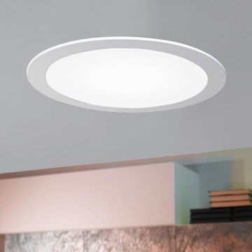 Eglo 96407 - Luminária LED de embutir dimerizável FUEVA 1 LED/10,95W/230V Ø 17 cm