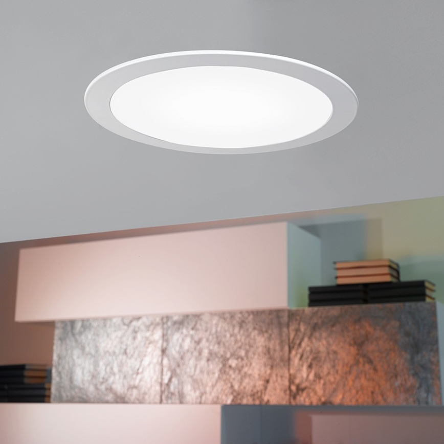Eglo 96407 - Luminária LED de embutir dimerizável FUEVA 1 LED/10,95W/230V Ø 17 cm