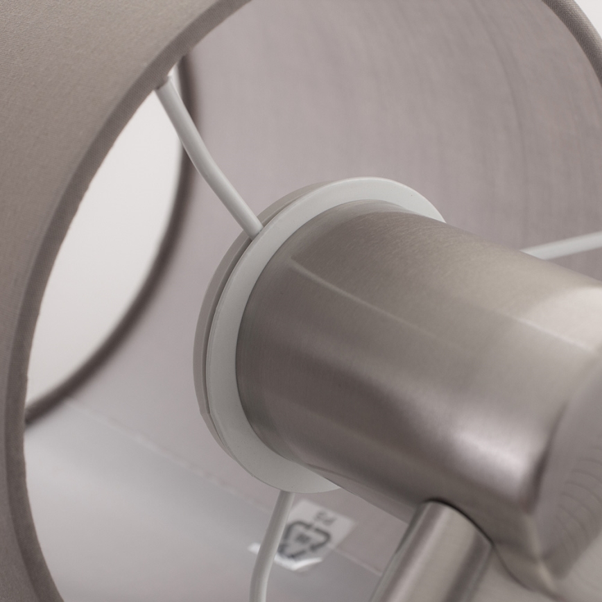 Eglo - Luminária Flexível LED 1xE27/40W+LED/3,8W taupe