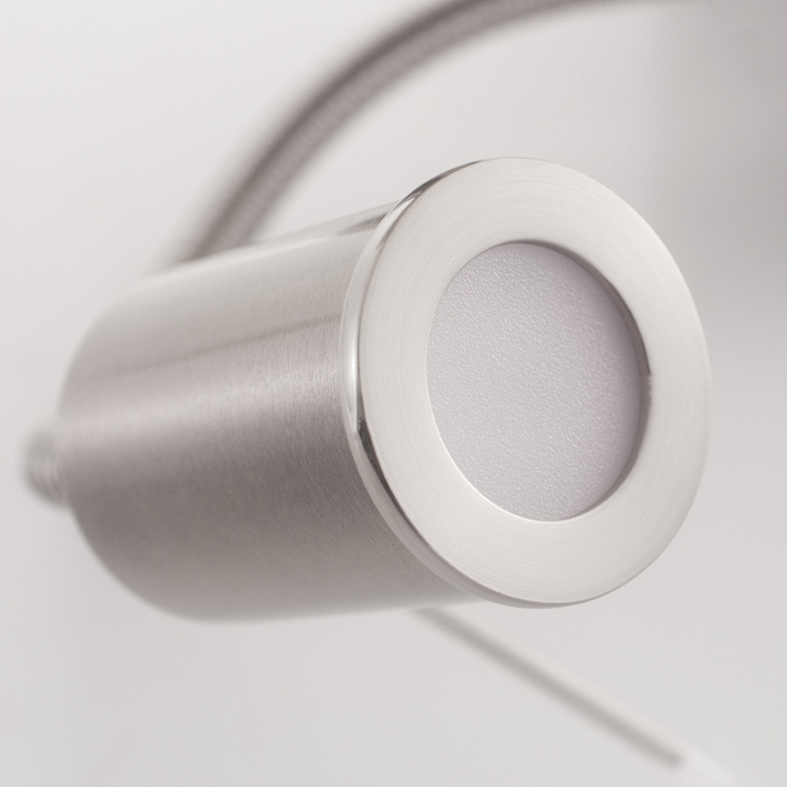 Eglo - Luminária Flexível LED 1xE27/40W+LED/3,8W taupe